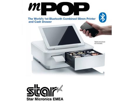 mPoP - Kassenlade & Drucker Kombination von Star